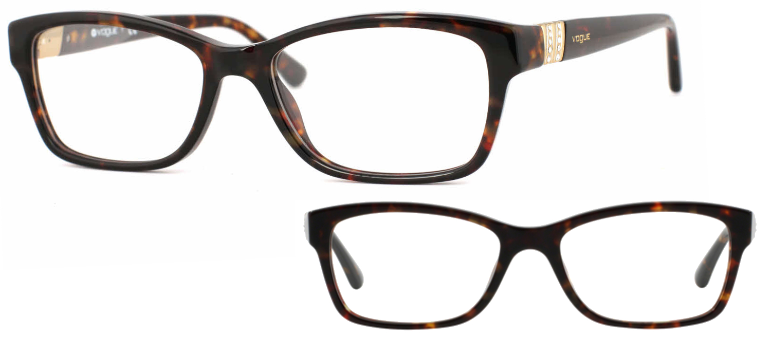 lunettes de vue Vogue VO2765B-W656 Havane sombre
