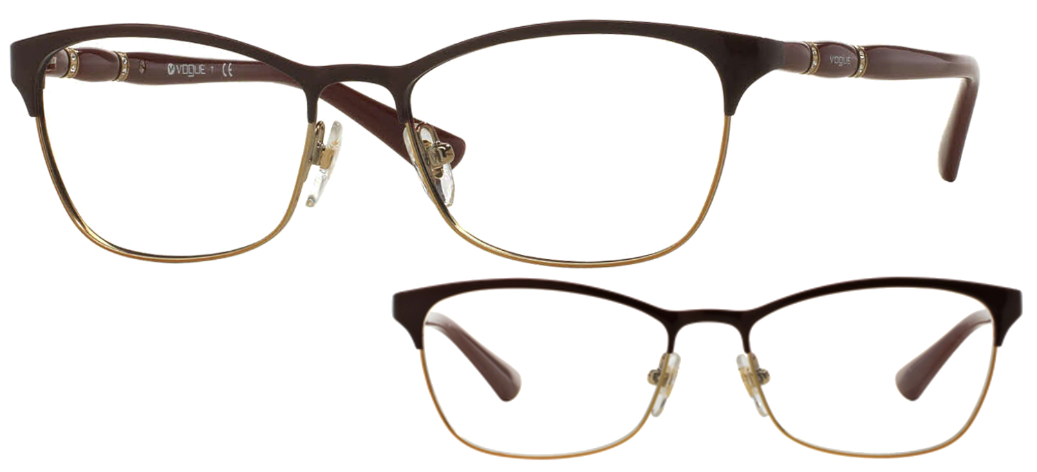 lunettes de vue Vogue VO3987B-986 Bordeaux Or