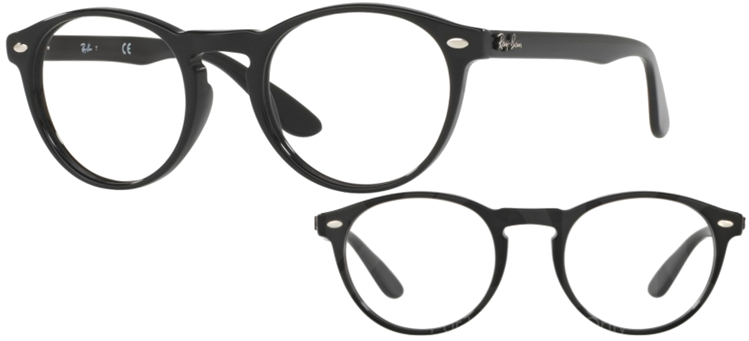 lunettes de vue Ray-Ban RX5283-2000 T49 Noir