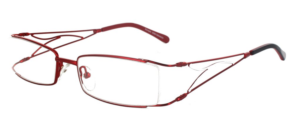 lunettes de vue ExperOptic Linotte Bourgogne et Blanc