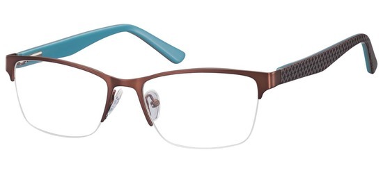 lunettes de vue ExperOptic Chester Marron sombre