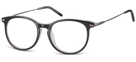 lunettes de vue ExperOptic Uclah Noir Cristal