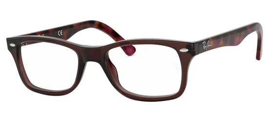 lunettes de vue Ray-Ban RX5228-5628 Marron translu