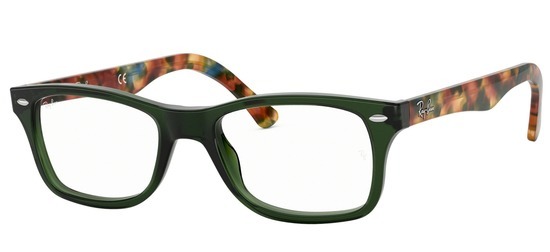 lunettes de vue Ray-Ban RX5228-5630 Vert translucide