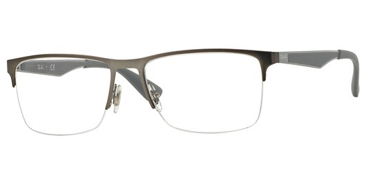 lunettes de vue Ray-Ban RX6335-2855 T54 Gris mat