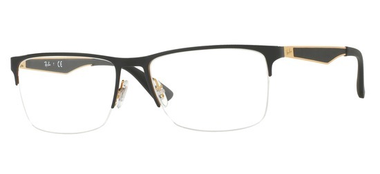 lunettes de vue Ray-Ban RX6335-2890 T54 Noir dore