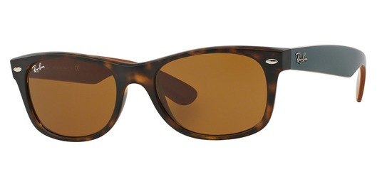 lunettes de soleil Ray-Ban RB2132-6179 New Wayfarer Ecaille Mat