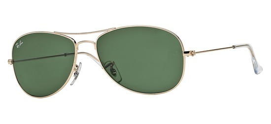 lunettes de soleil Ray-Ban RB3362-001 T56 Cockpit Or