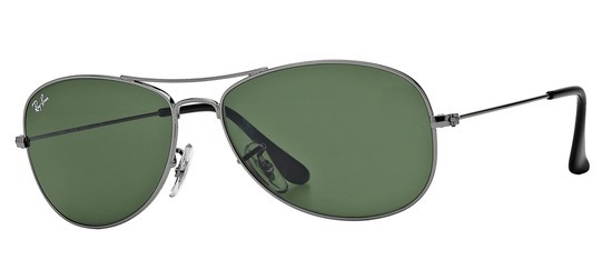 Ray-Ban RB3362-004 T56 Cockpit Gun acier