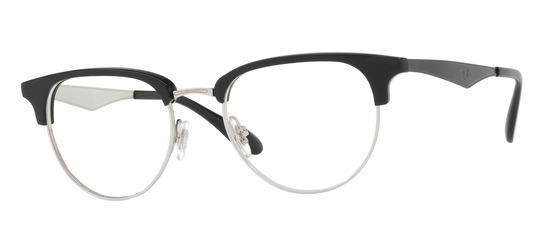 lunettes de vue Ray-Ban RX6396-2932 Noir argent