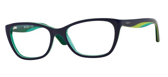 lunettes de vue Vogue VO2961-2311 Bleu Jaune