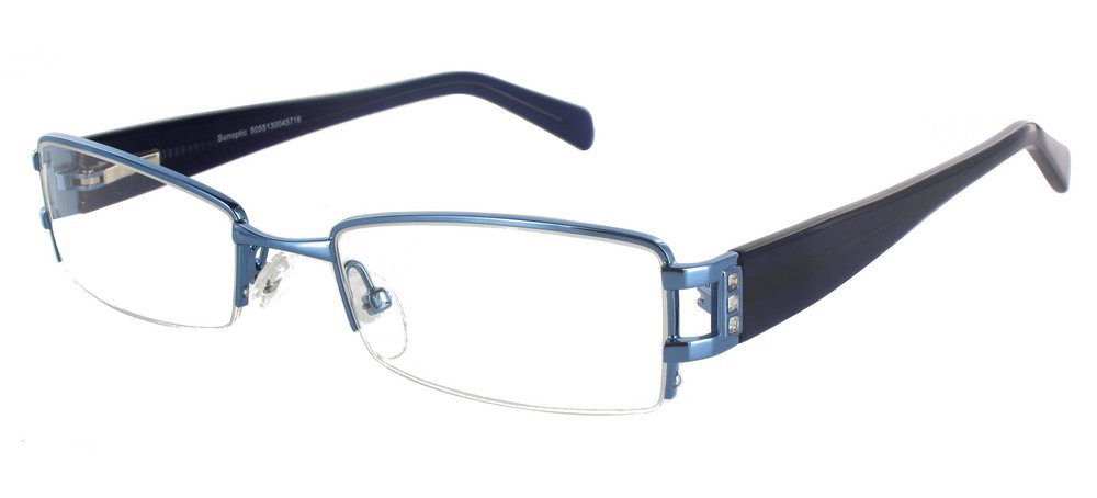 lunettes de vue ExperOptic Junon Bleu brillant