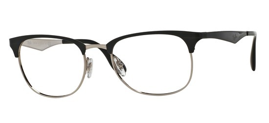 lunettes de vue Ray-Ban RX6346-2861 Noir Argent