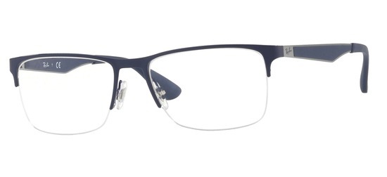 Ray-Ban RX6335-2947 Bleu et Gris