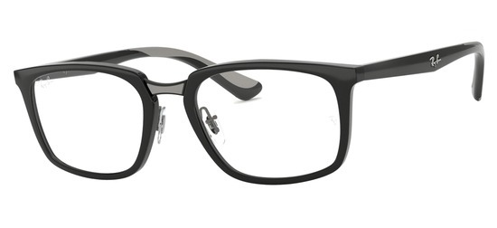 lunettes de vue Ray-Ban RX7148-2000 Noir Brillant