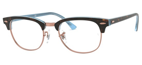 lunettes de vue Ray-Ban RX5154-5885 Havane Bleu Clubmaster