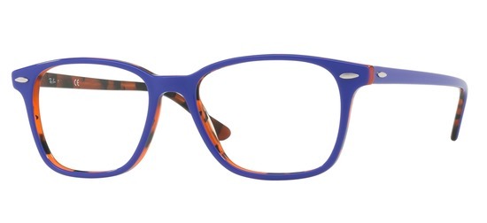 lunettes de vue Ray-Ban RX7119-5716 Violet Ecaille Orange