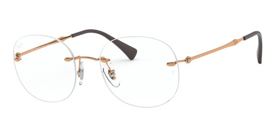 lunettes de vue Ray-Ban RX8747-1131 Marron Bronze