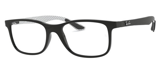 lunettes de vue Ray-Ban RX8903-5681 Noir Gris Carbone