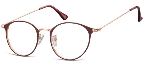 lunettes de vue ExperOptic Layton Rouge Or Rose