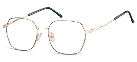 lunettes de vue ExperOptic Olly Bleu Or Rose