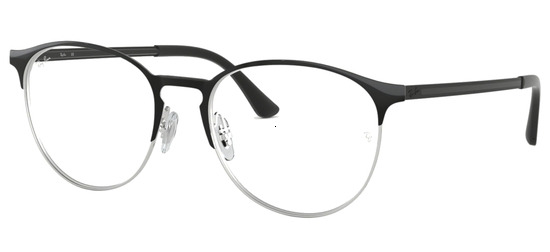lunettes de vue Ray-Ban RX6375-2861 Noir Argent