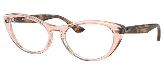 lunettes de vue Ray-Ban RX4314V-8080 Transparent Marron