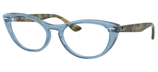 lunettes de vue Ray-Ban RX4314V-8082 Transparent Bleu