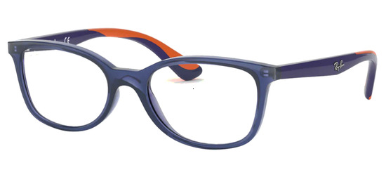 lunettes de vue Ray-Ban RY1586-3775 Bleu Translucide