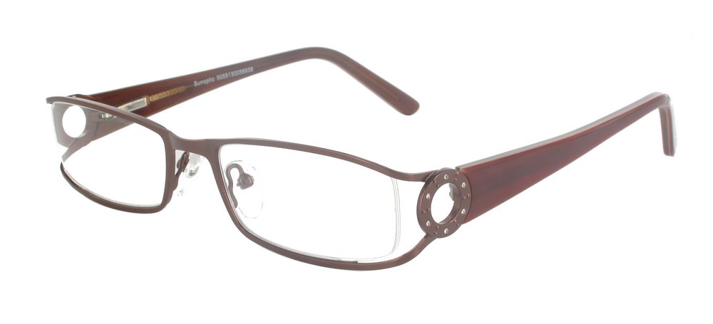 lunettes de vue ExperOptic Eugenie Acajou