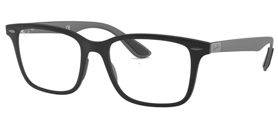 Lunettes Ray-Ban RX7144-5204 T53 Noir Mat