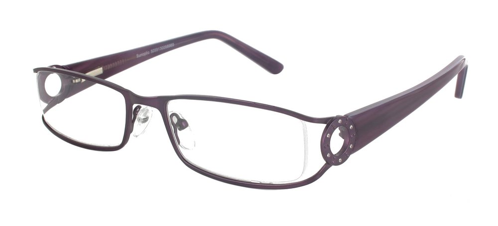 lunettes de vue ExperOptic Eugenie Pourpre