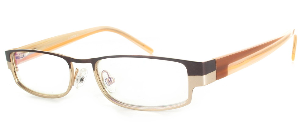lunettes de vue ExperOptic Geelong Chocolat et Or