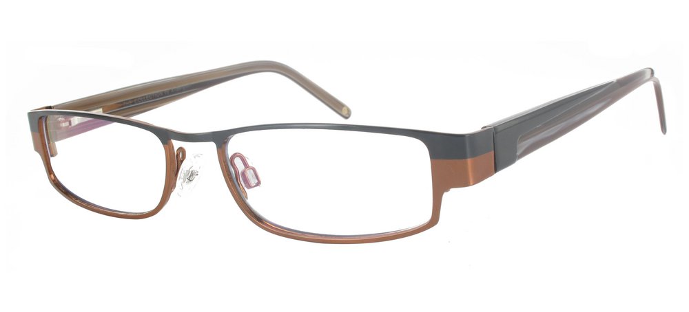 lunettes de vue ExperOptic Geelong Noir et Acajou