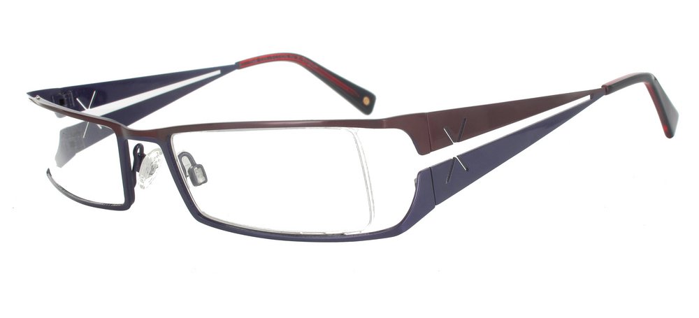 lunettes de vue ExperOptic Samara Bourgogne et Violet