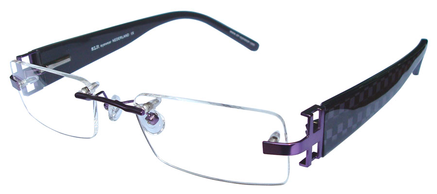 lunettes de vue ExperOptic Girvan Amethyste Noir nacre