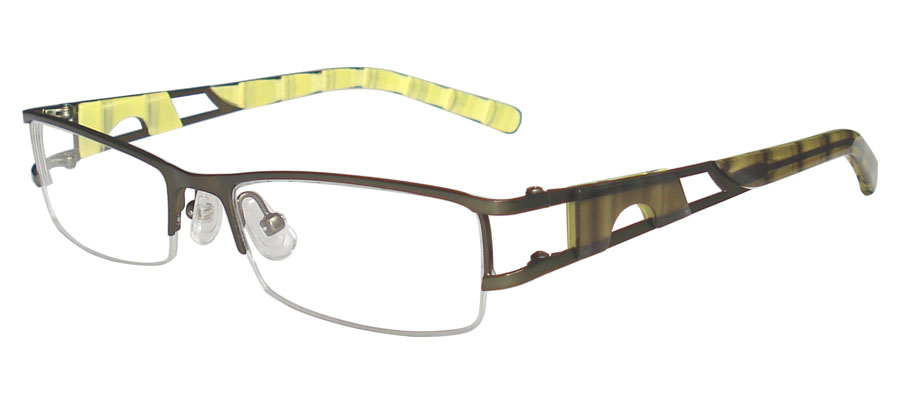 lunettes de vue ExperOptic Jerash Olive Citron