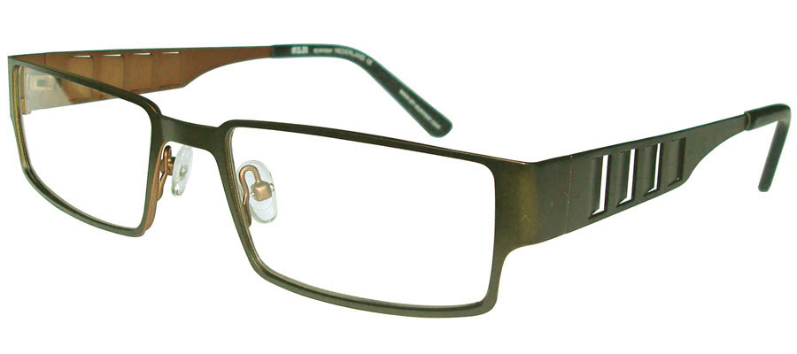 lunettes de vue ExperOptic Vali Vert kaki Cuivre