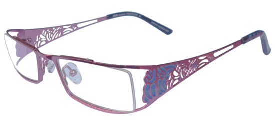 lunettes de vue ExperOptic Dipavali Violine Bleu cobalt