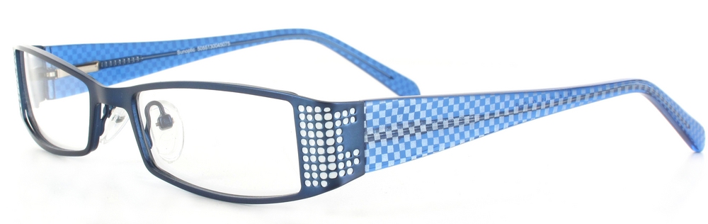 lunettes de vue ExperOptic Ibiza Bleu turquin Blanc