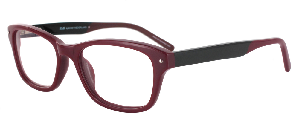 lunettes de vue ExperOptic Jordaan Bordeaux er noir