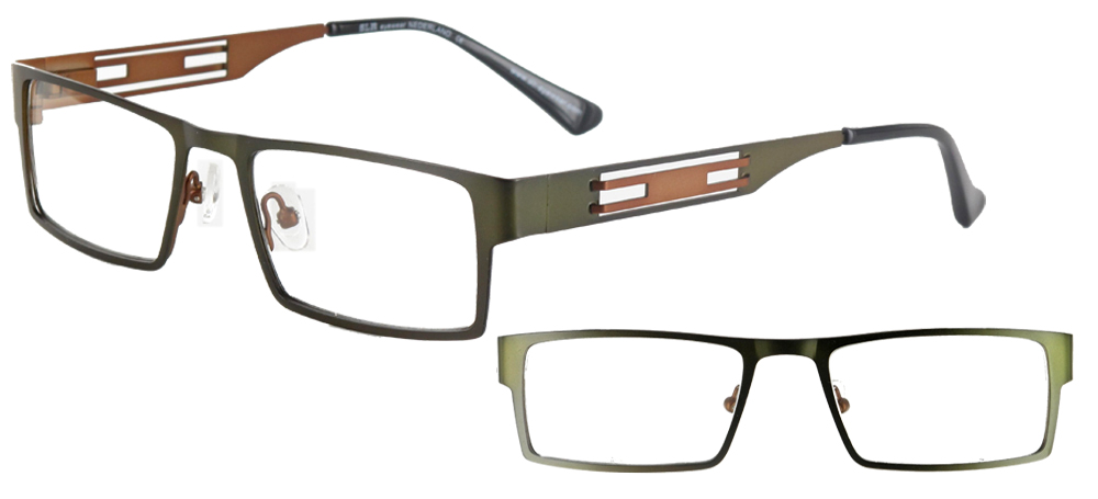lunettes de vue ExperOptic Delling Vert kaki