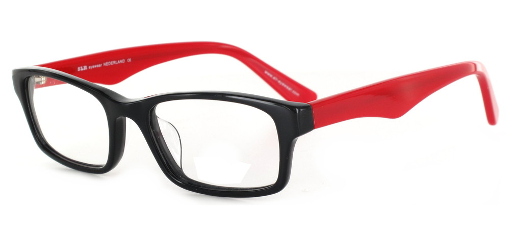 lunettes de vue ExperOptic Nigata Noir et rouge